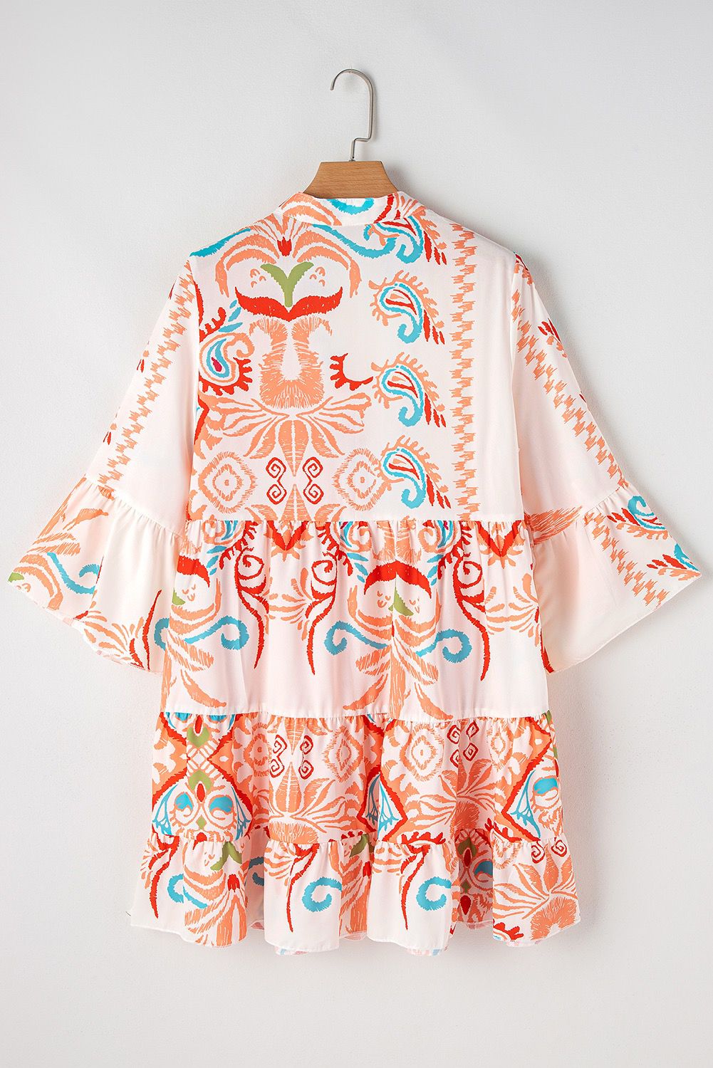 Peplum Floral Summer Dress White