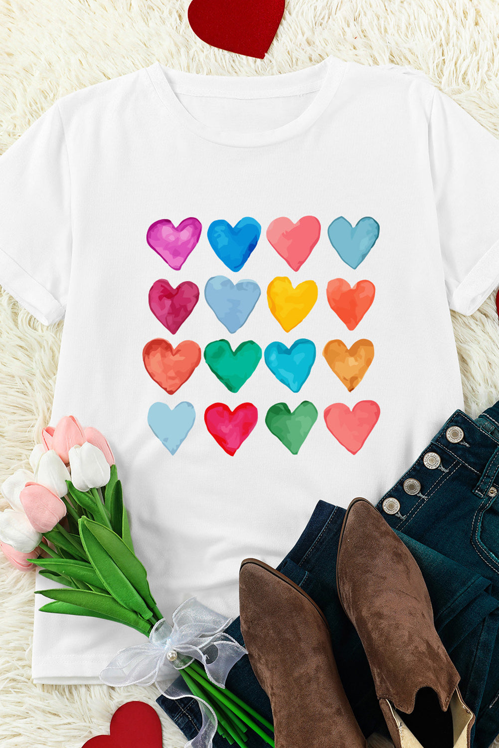 Love In Colors White T-shirt