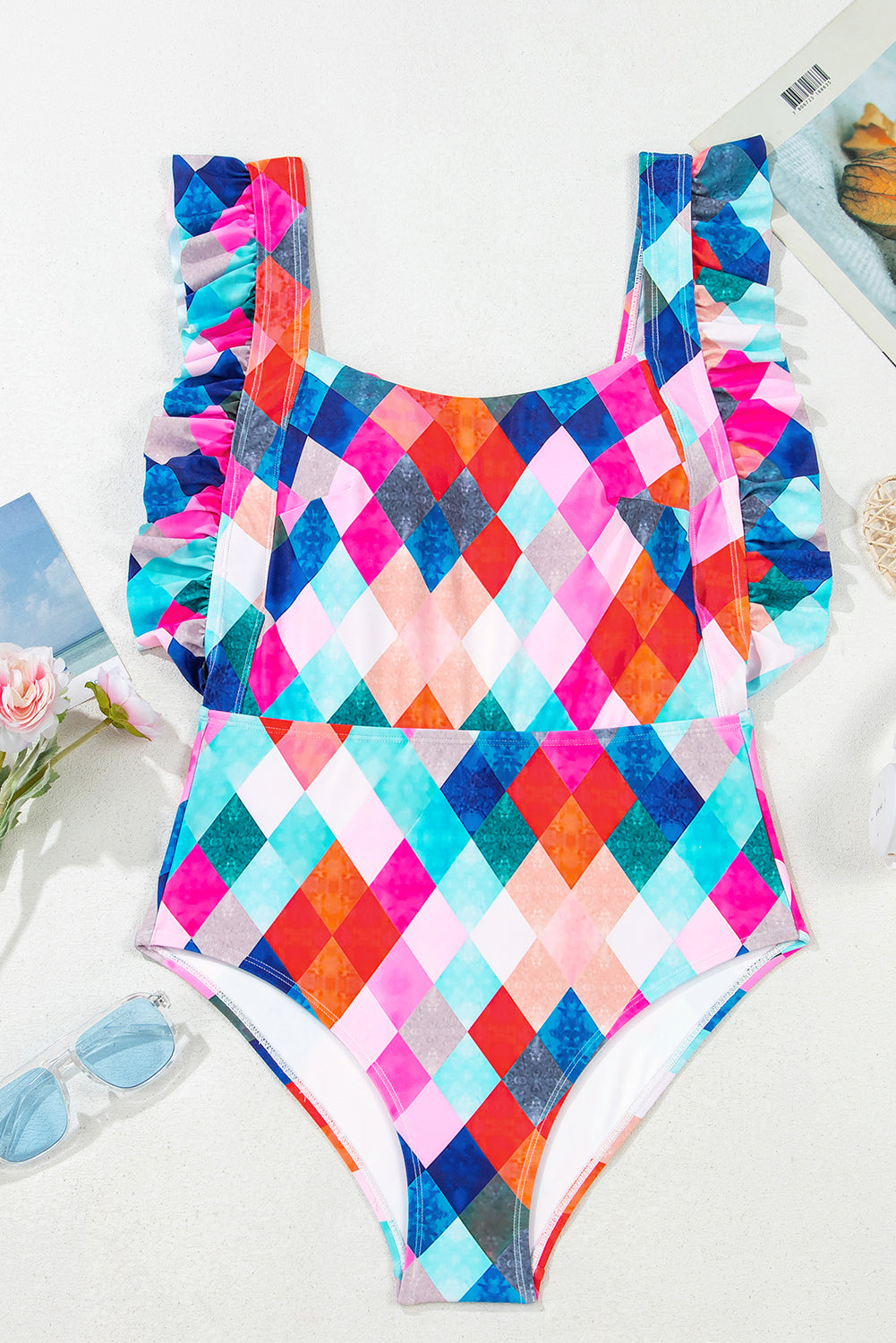 Raffle Sleeved Swimsuit