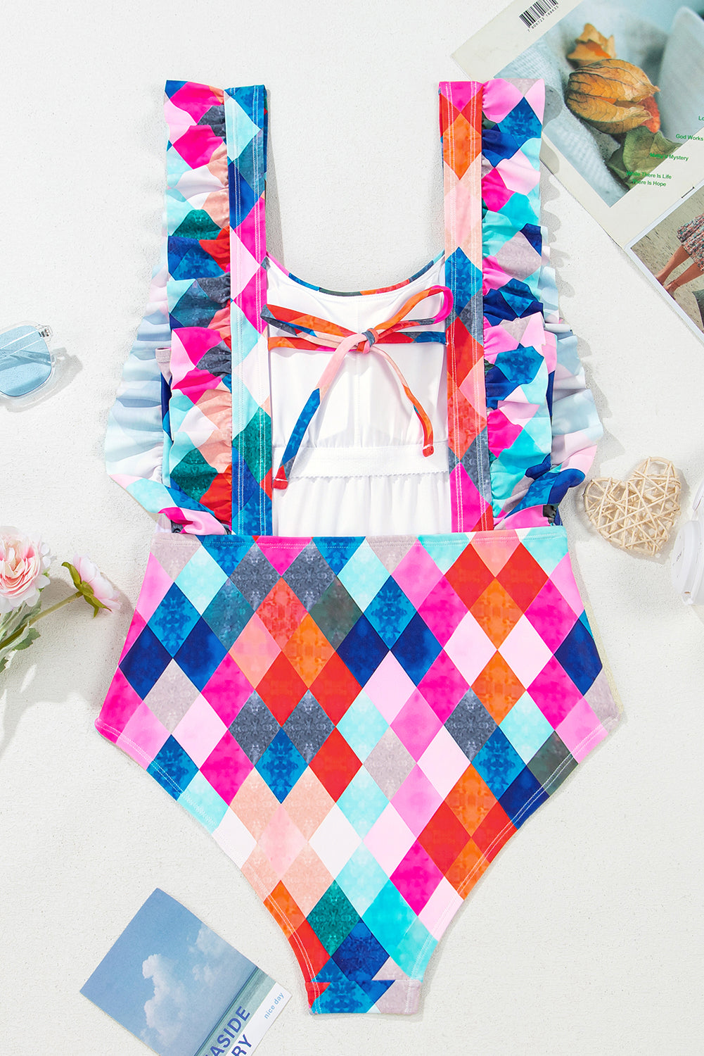Raffle Sleeved Swimsuit