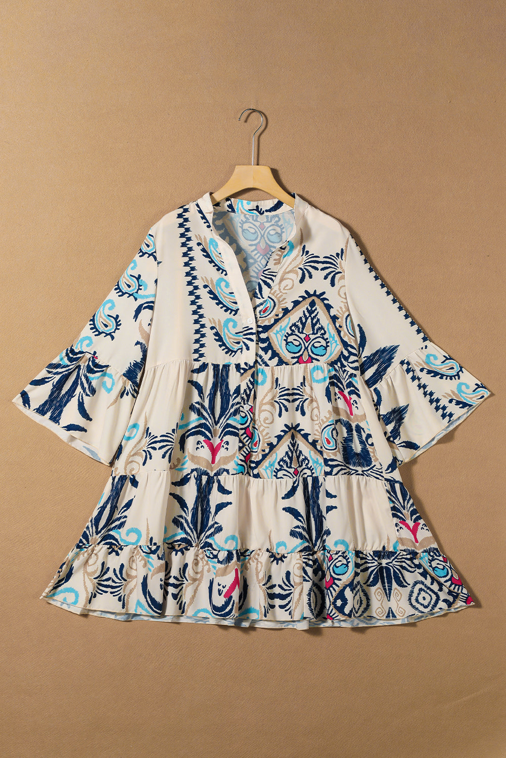 Pattern Jumper Dress