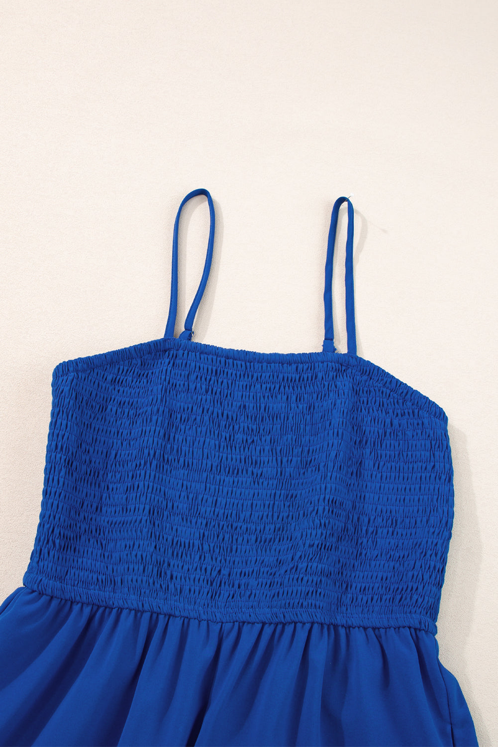 Royal BlueWide-Leg Strapped Jumpsuit