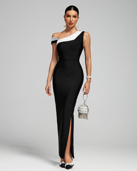 Ocstrade European Black Cocktail Dress