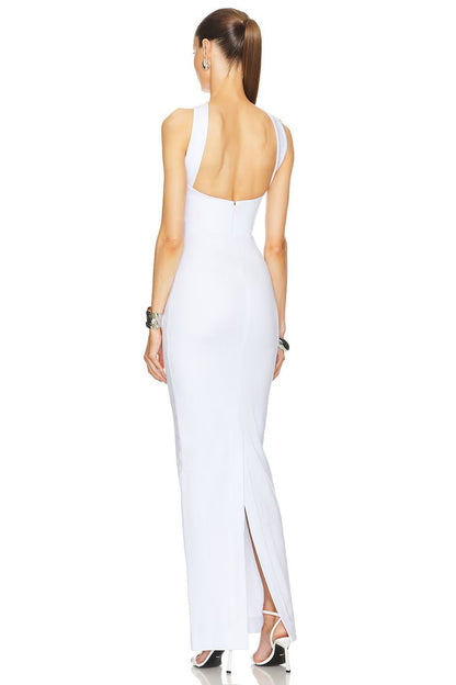 Back Halted Bodycon Dress