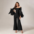 Flared-Leg Jumpsuit