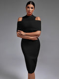 Lady May Black Bodycon Dress