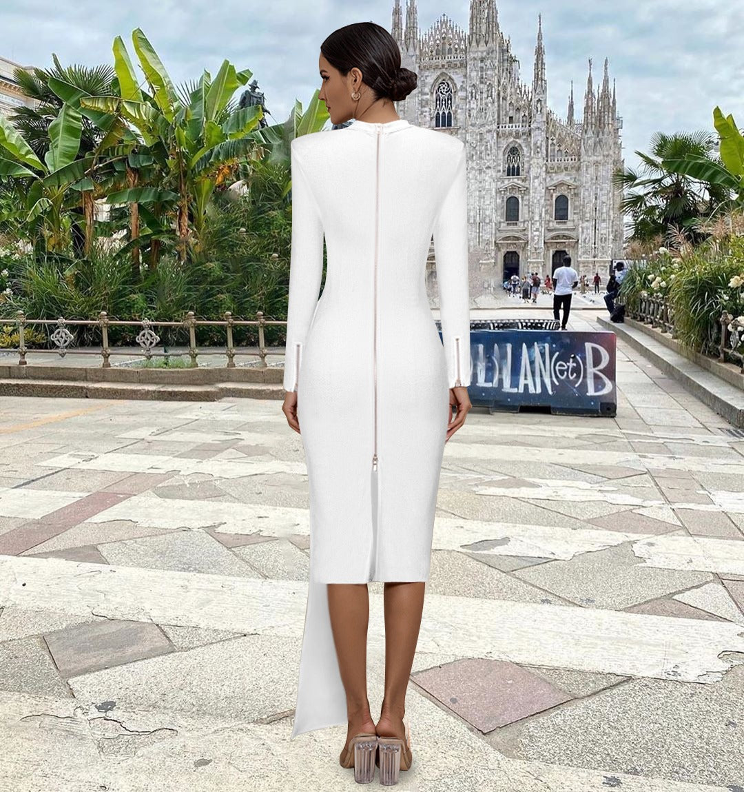 First Lady White Bodycon Dress