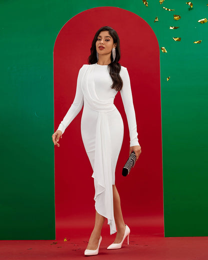 First Lady White Bodycon Dress