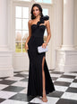 Asymmetrical Slitted Dress