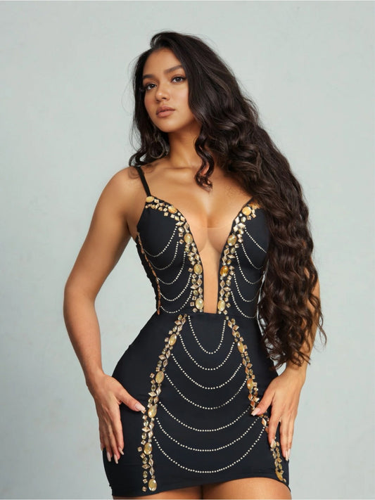 Party Ready Deep V-Neck Short
