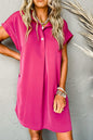 Flowy Buttoned Shirt Dress