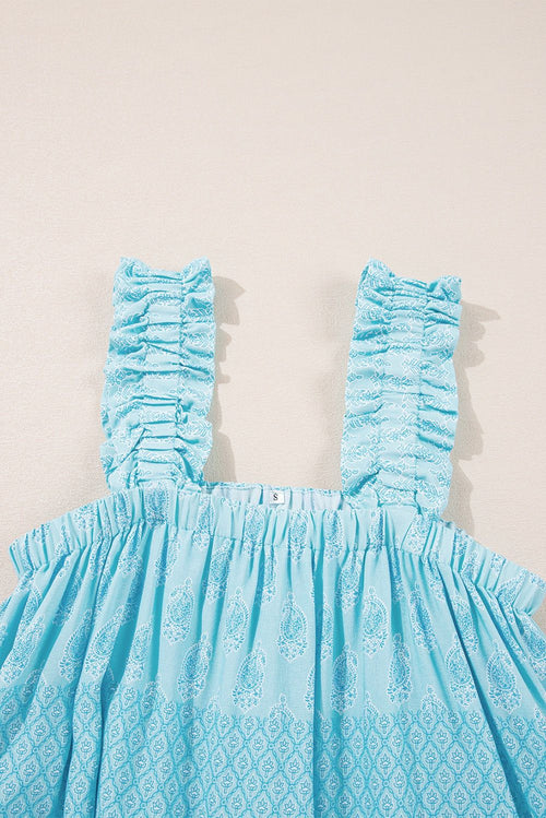 Bandana Summer Elastic Strap Blouse