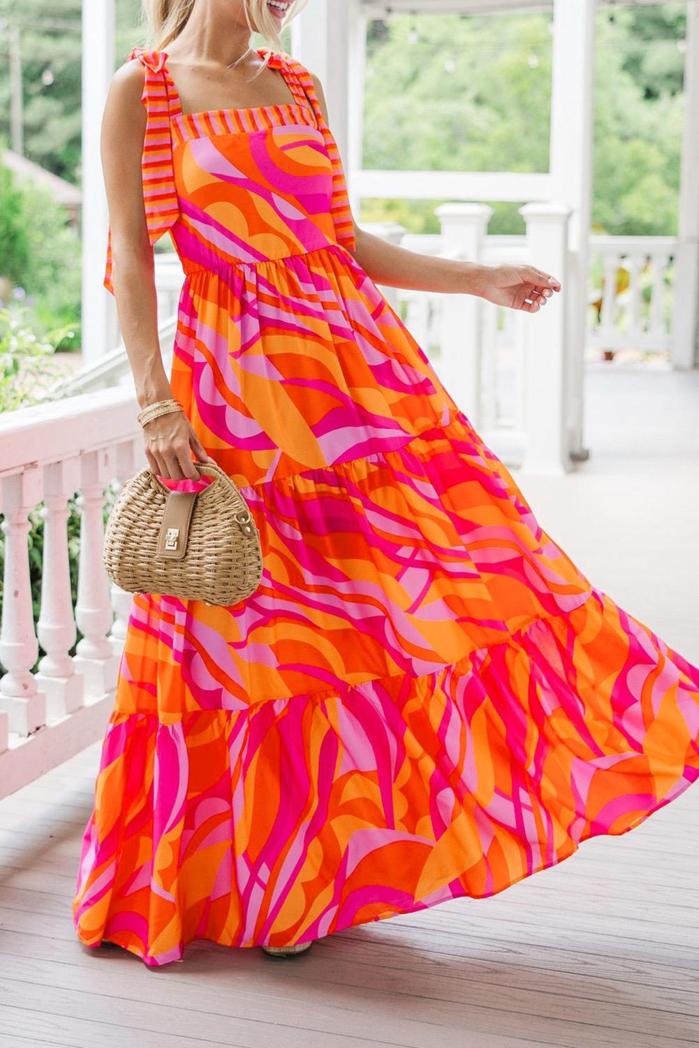 Special Summer Girl Strapped Maxi Dress