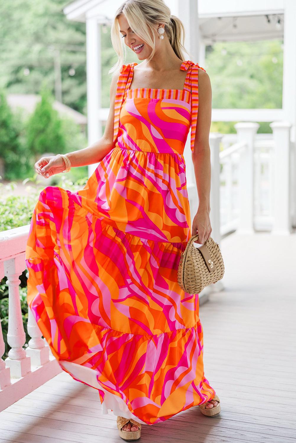 Special Summer Girl Strapped Maxi Dress