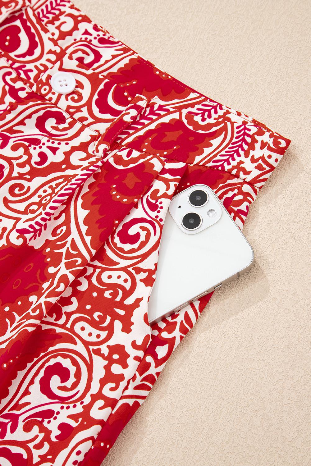 Flowy Pattern Summer Pants