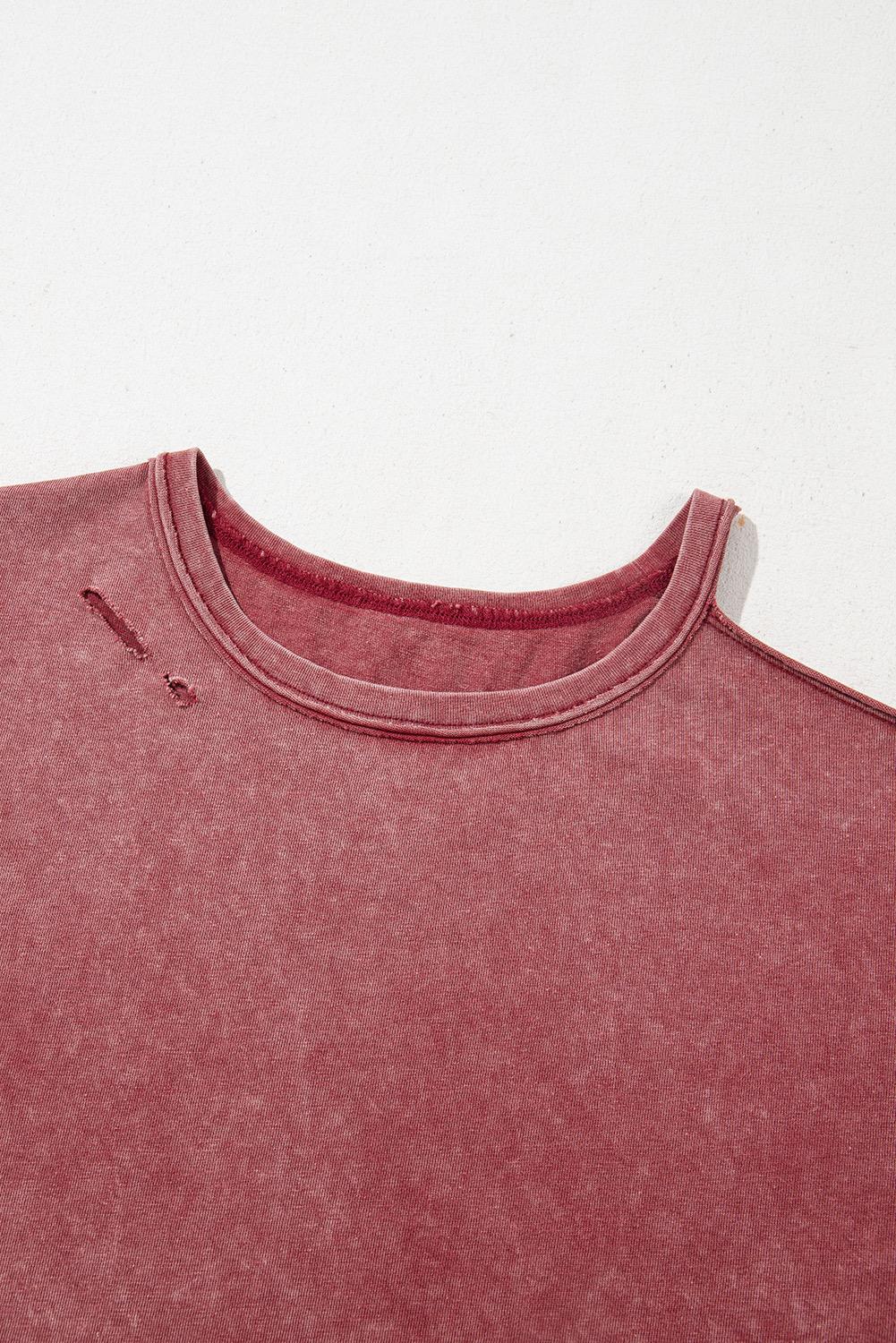 Distressed Shoulder 3D Top