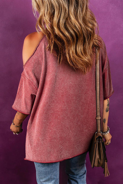 Distressed Shoulder 3D Top