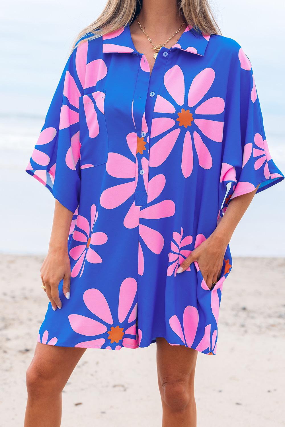 Arty Floral Summer Romper