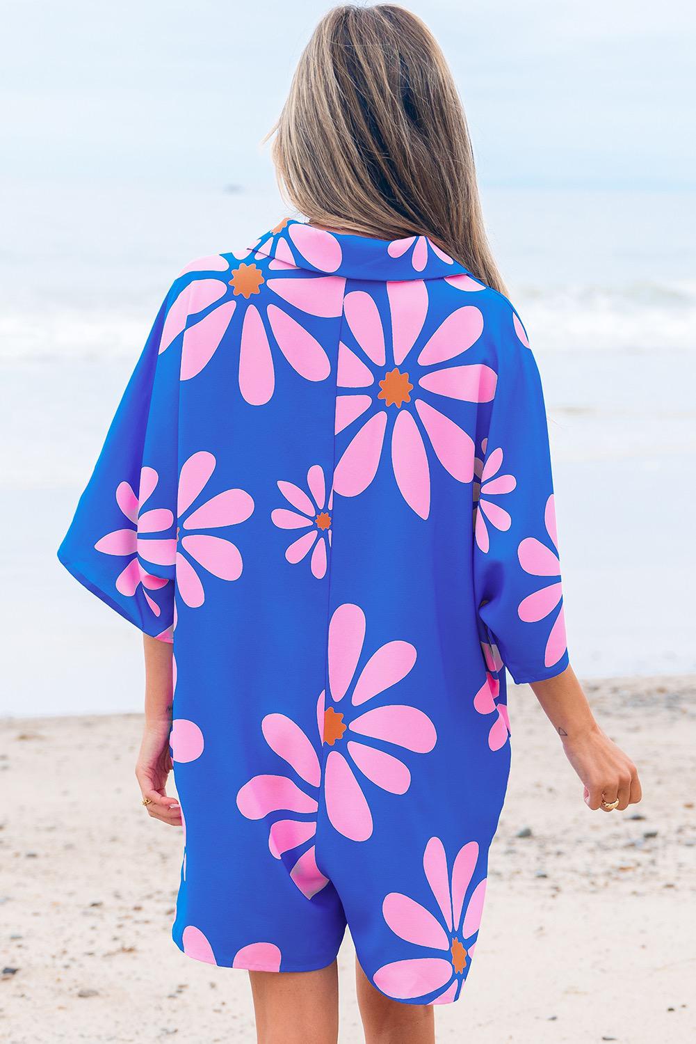 Arty Floral Summer Romper