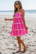 Beachy Summer Floral Strapped Dress