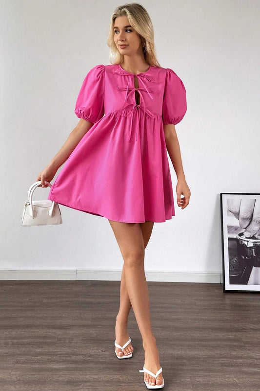 Summer Princess Front-Tie Dress