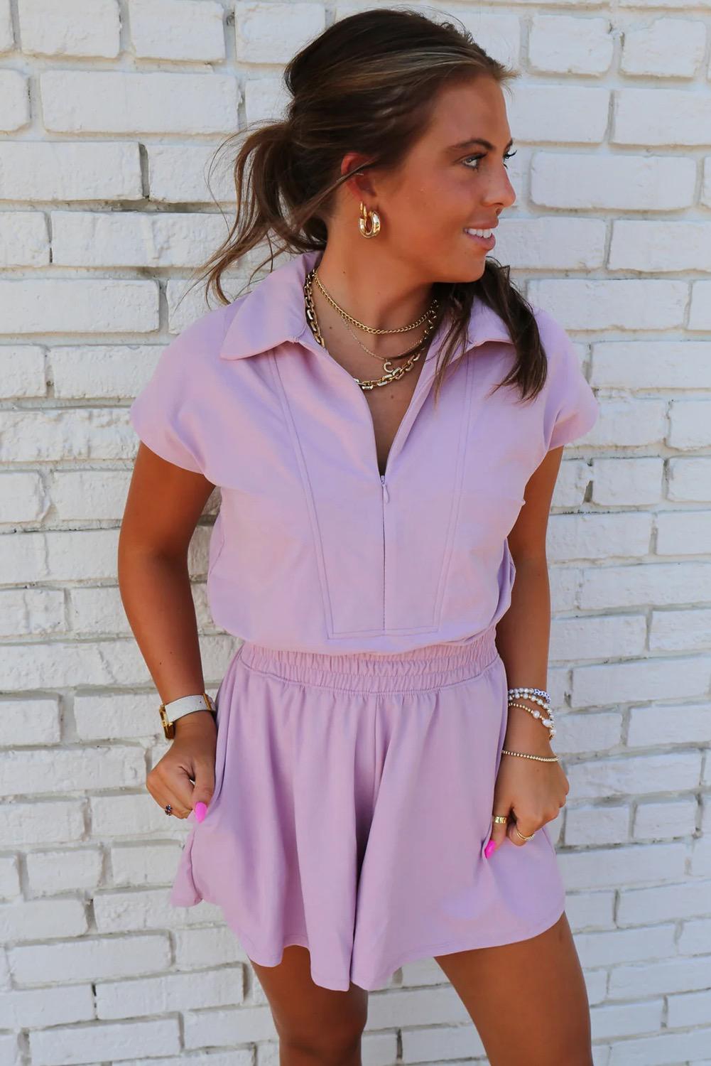 Short Sleeve Romper