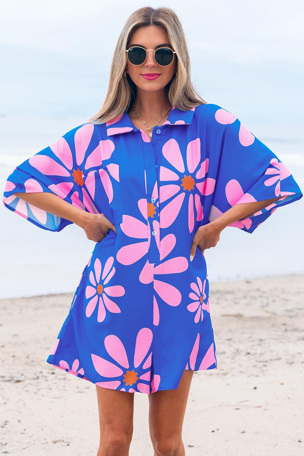 Arty Floral Summer Romper