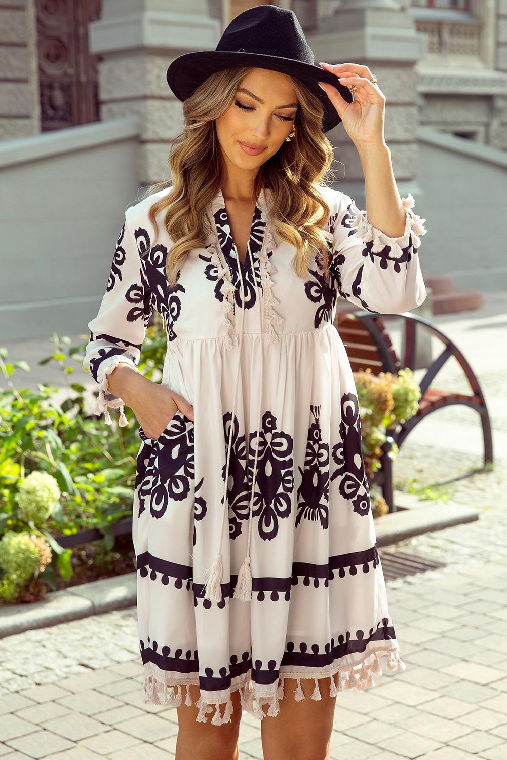 A Fringe Affair Summer Ready String Dress