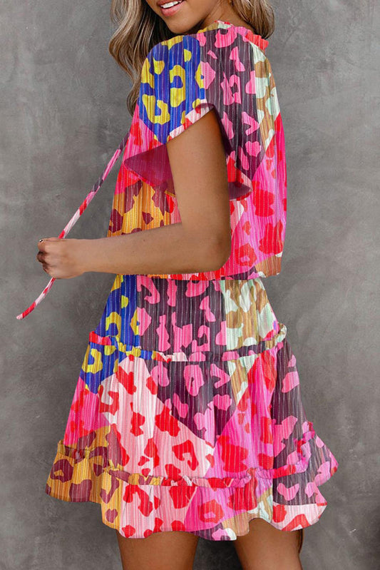 Floral Peplum Summer Dress