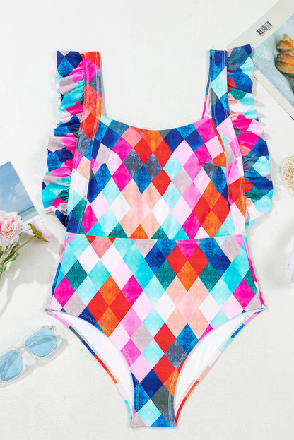 Raffle Sleeved Swimsuit