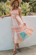 Patterned Maxi Sun Dress