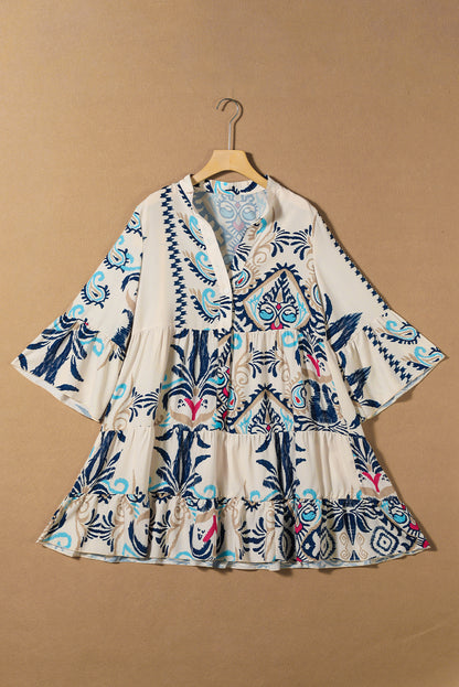 Pattern Jumper Dress