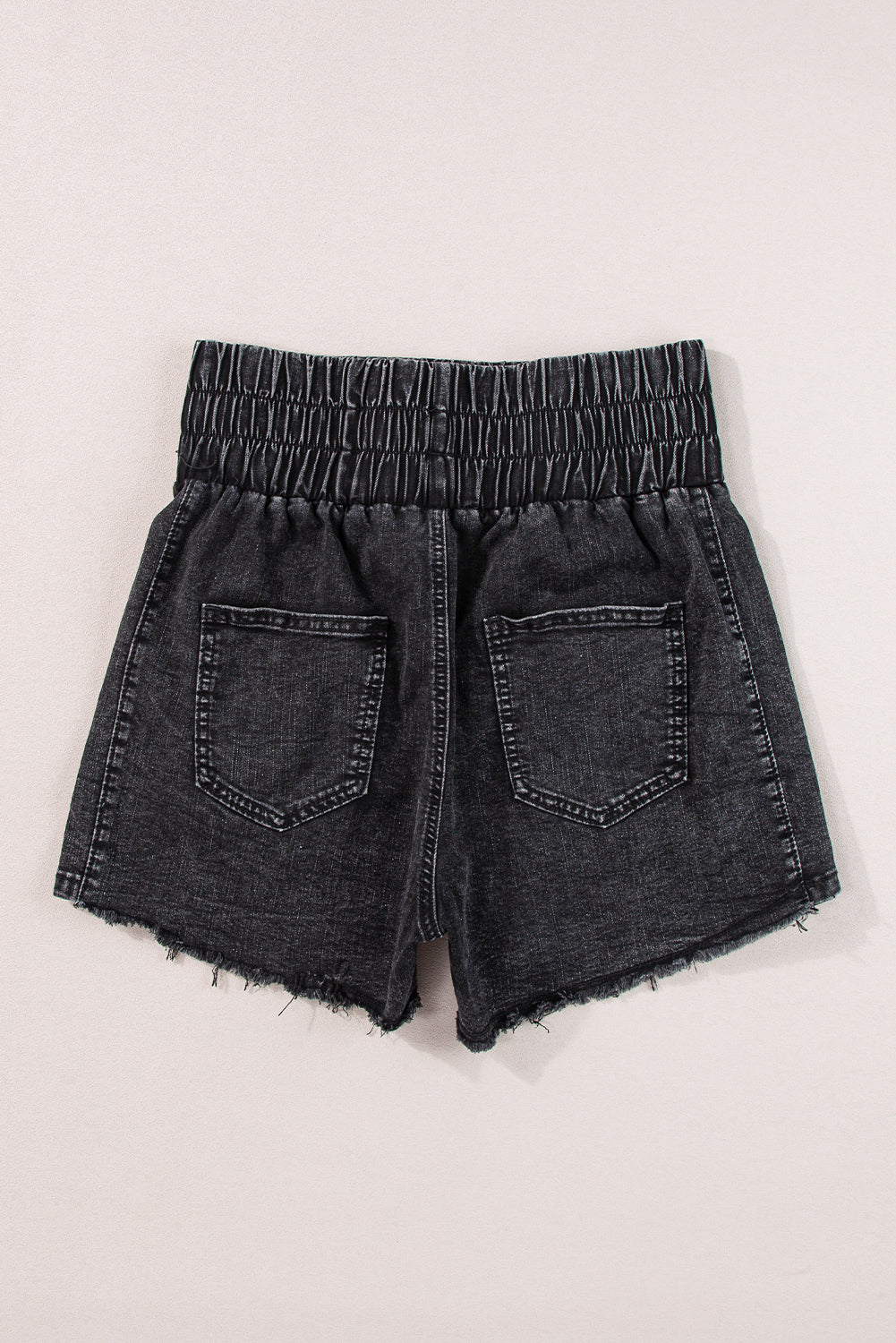 High waisted Elastic Band Shorts