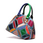 MDC Women's Classy Multi-colored Leather Handbag