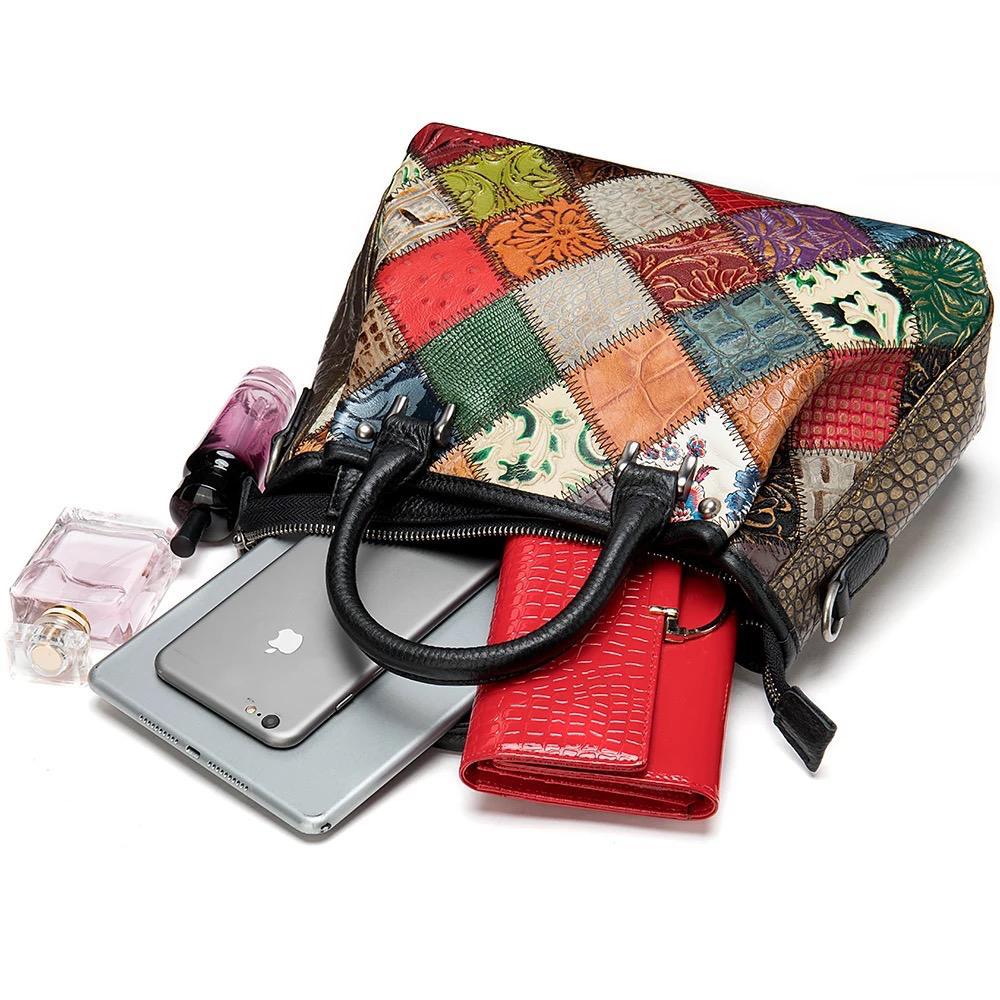 MDC Multi-colored Tiled Women's Handbag