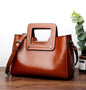 MDC Women's Brown Leather Handbag